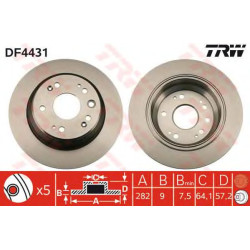 Kočioni disk TRW DF4431