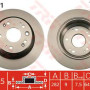 Kočioni disk TRW DF4431
