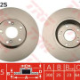 Kočioni disk TRW DF4432S