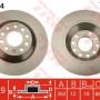 Kočioni disk TRW DF4434