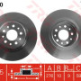 Kočioni disk TRW DF4440