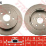 Kočioni disk TRW DF4446