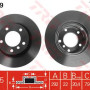 Kočioni disk TRW DF4449