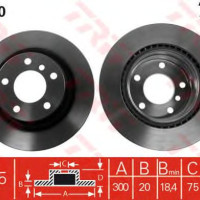 Kočioni disk TRW DF4450