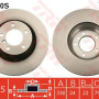 Kočioni disk TRW DF4460S