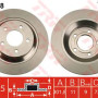 Kočioni disk TRW DF4468