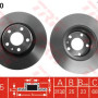 Kočioni disk TRW DF4470