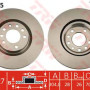 Kočioni disk TRW DF4475