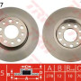 Kočioni disk TRW DF4477