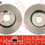 Kočioni disk TRW DF4486