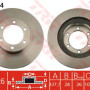 Kočioni disk TRW DF4494