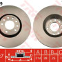 Kočioni disk TRW DF4549