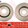 Kočioni disk TRW DF4550