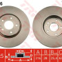 Kočioni disk TRW DF4556