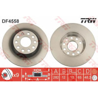 Kočioni disk TRW DF4558