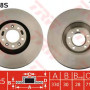 Kočioni disk TRW DF4748S