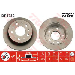 Kočioni disk TRW DF4752