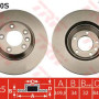 Kočioni disk TRW DF4760S