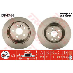 Kočioni disk TRW DF4766