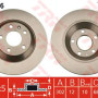 Kočioni disk TRW DF4776
