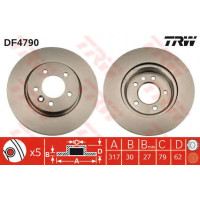 Kočioni disk TRW DF4790