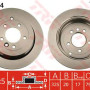 Kočioni disk TRW DF4794