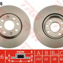Kočioni disk TRW DF4796