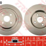 Kočioni disk TRW DF4800