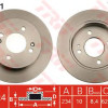Kočioni disk TRW DF4801