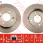 Kočioni disk TRW DF4801