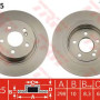 Kočioni disk TRW DF4805