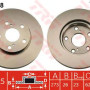 Kočioni disk TRW DF4808
