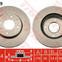 Kočioni disk TRW DF4809