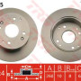 Kočioni disk TRW DF4815