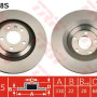 Kočioni disk TRW DF4818S