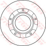 Kočioni disk TRW DF4821S