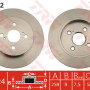 Kočioni disk TRW DF4832
