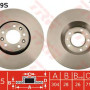 Kočioni disk TRW DF4849S