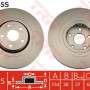 Kočioni disk TRW DF4855S