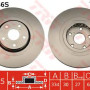 Kočioni disk TRW DF4856S