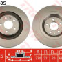 Kočioni disk TRW DF4860S