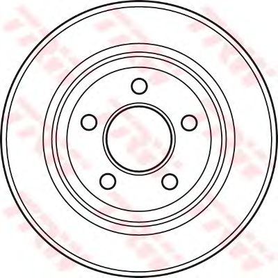 Kočioni disk TRW DF4882
