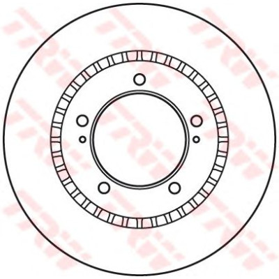 Kočioni disk TRW DF4912
