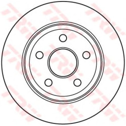 Kočioni disk TRW DF4914S