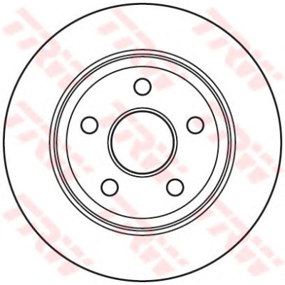 Kočioni disk TRW DF4914S