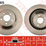 Kočioni disk TRW DF4916S