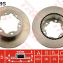 Kočioni disk TRW DF4919S