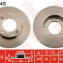 Kočioni disk TRW DF4924S