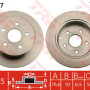 Kočioni disk TRW DF4927