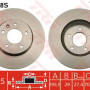 Kočioni disk TRW DF4928S
